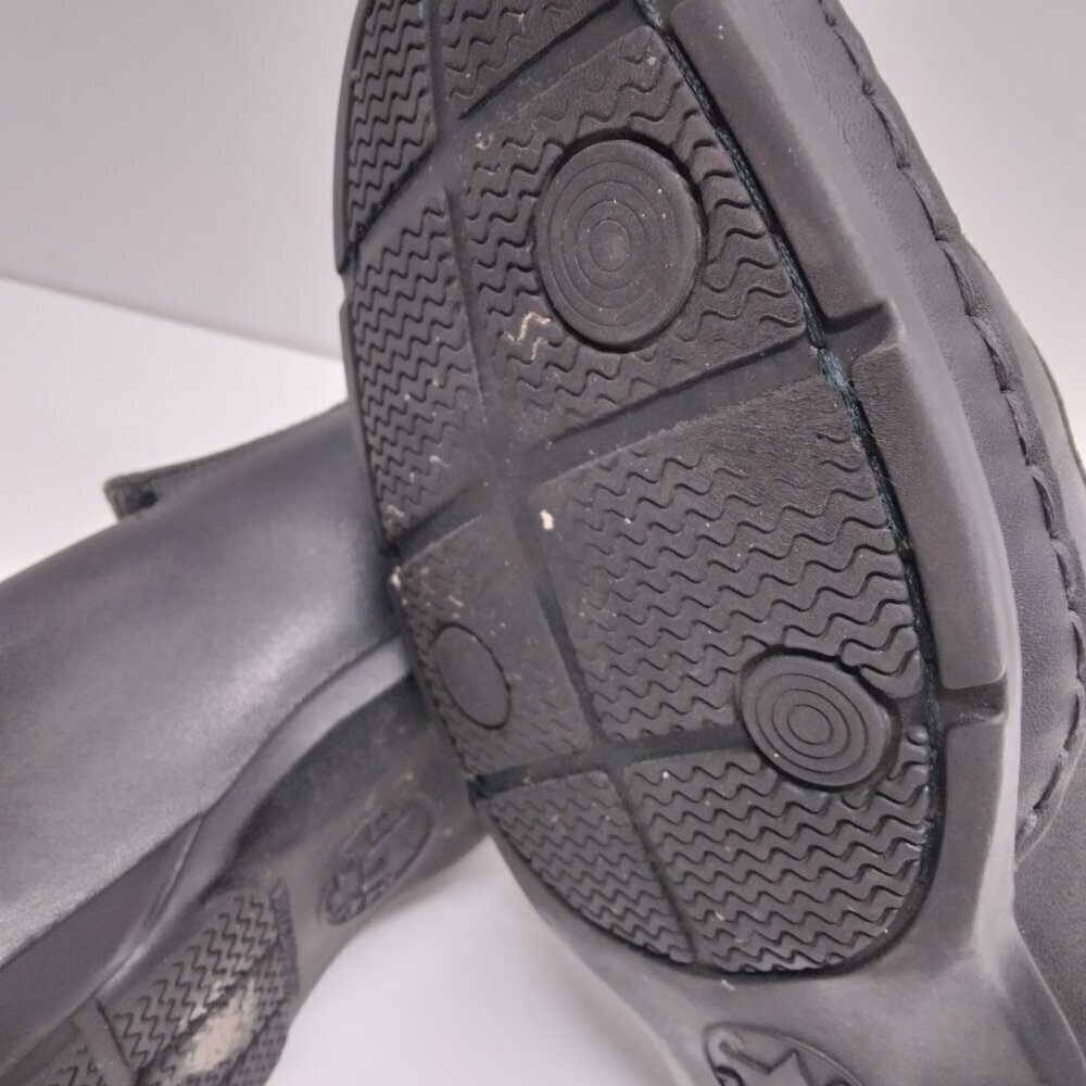 Mephisto Cool-Air Black Leather Slip-on Driving Loafers Shoes Men Size 9 - Picture 13 of 14